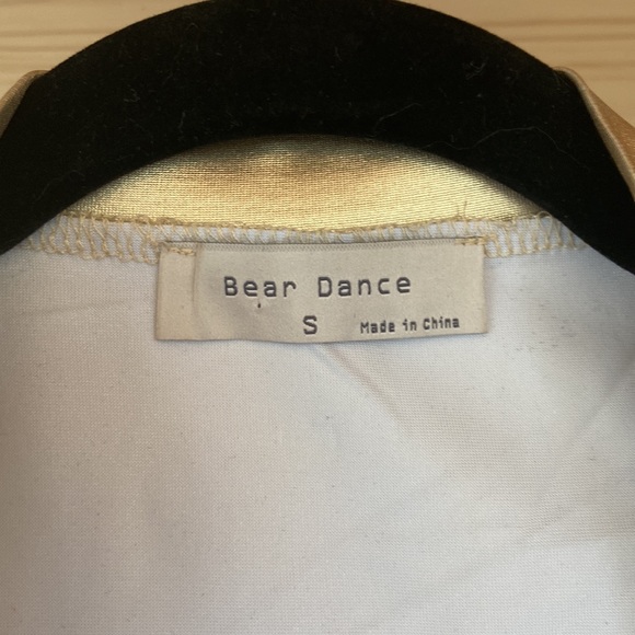 One-piece Gold Lamé Bodysuit - Picture 2 of 2